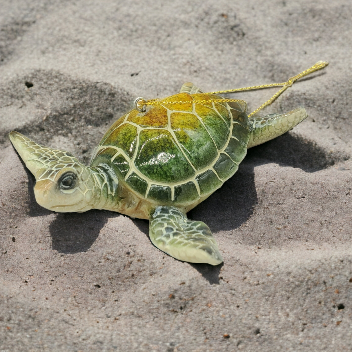 Sea turtle christmas ornament