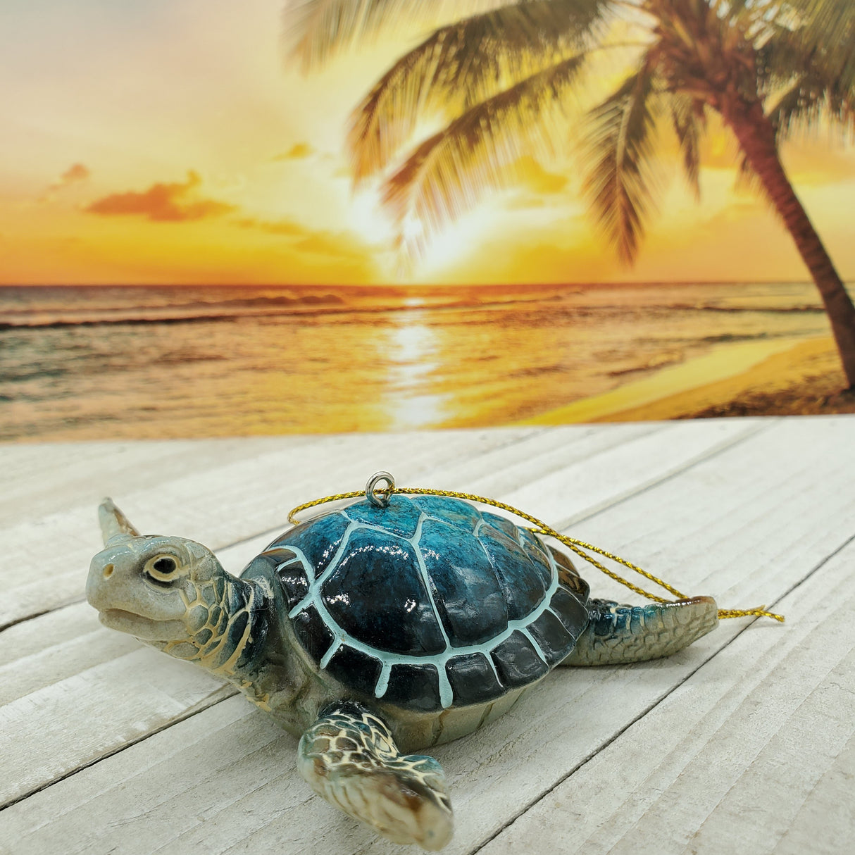 Sea turtle christmas ornament - Coastal Sea Treasures