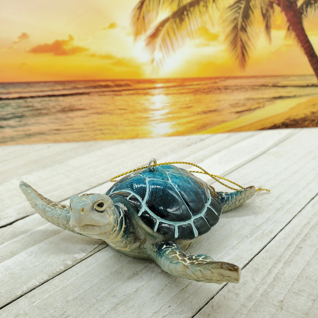Sea turtle christmas ornament - Coastal Sea Treasures