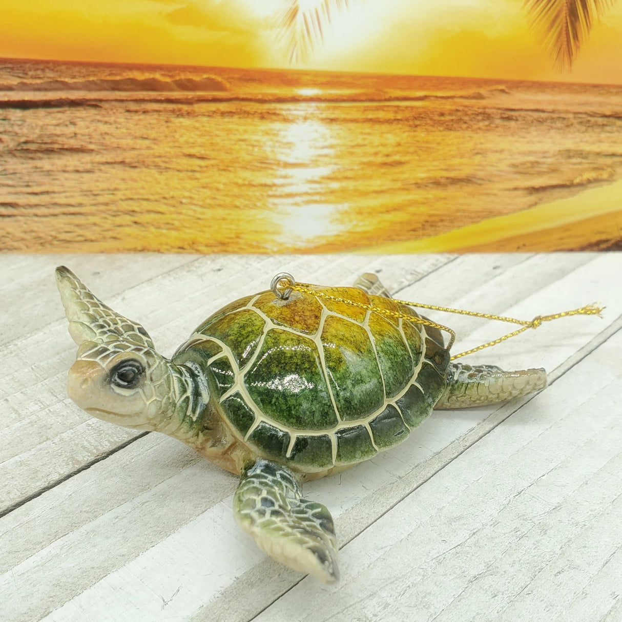 Sea turtle christmas ornament - Coastal Sea Treasures